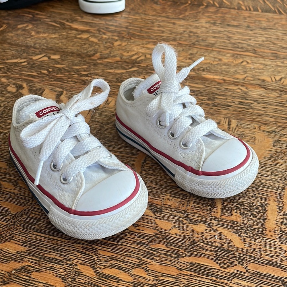 Infant White Converse Size 3